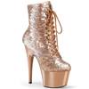 Pleaser - ADORE1020SQ Bottes de plateforme, Pole dance chaussures - Chaussures de pole dance - Couleur or/Champagne Product image